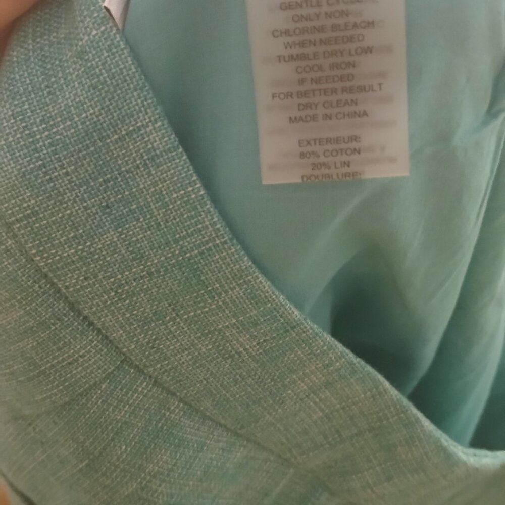 New, never used with tags and security tag, Elie Tahari green pants